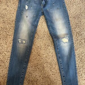 DRIFTWOOD Beaded Classic Fit Blue Jeans